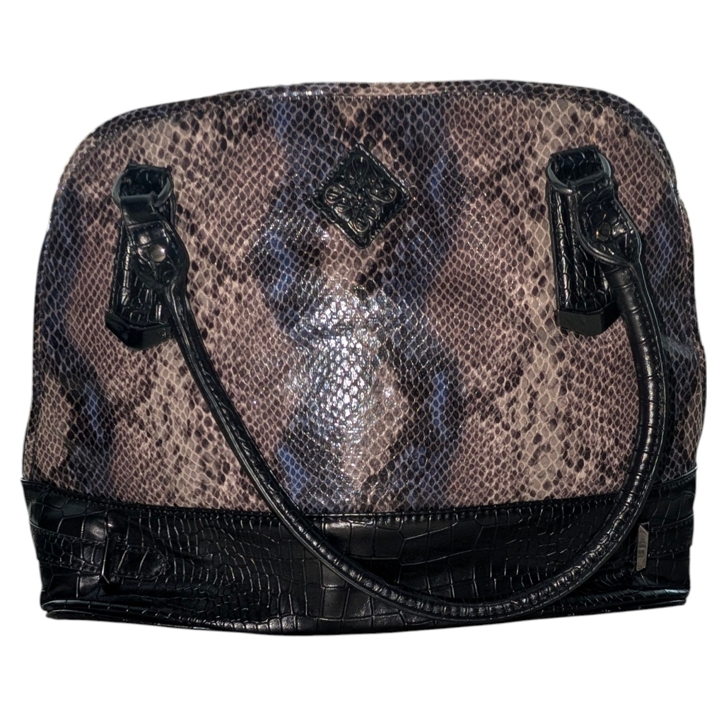 Vera Wang Snake Print Satchel